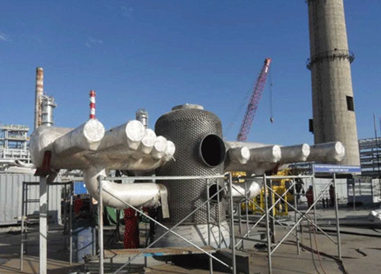 Hau PK refinery catalytic unit regenerator main air distribution tube